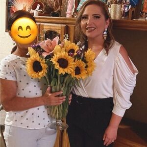 Medium white bodysuit